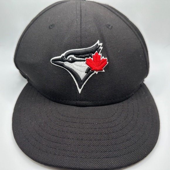 NEW ERA 59FIFTY MLB Toronto Blue Jays Black Hat 2014 - 6 5/8 Fitted Baseball Cap - Picture 9 of 10